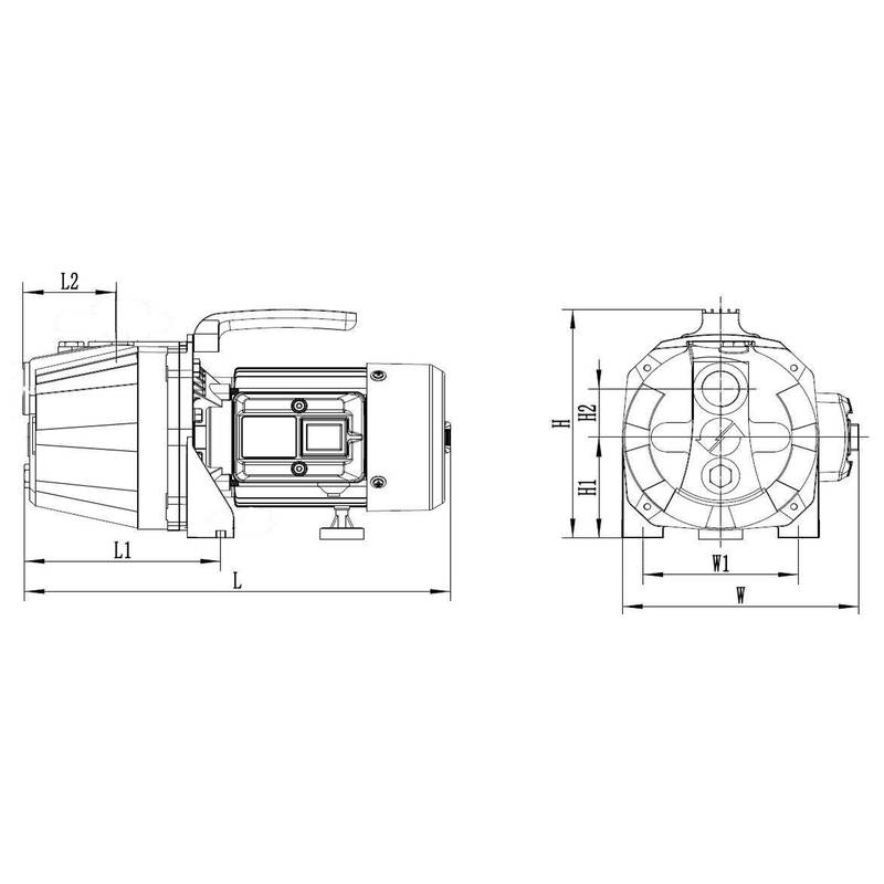 Насос LEO EKJ-802I