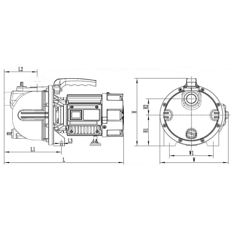 Насос LEO EKJ-1202I