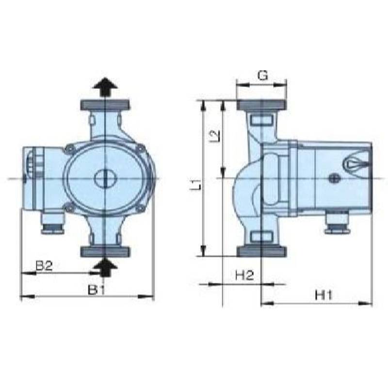 Насос циркуляционный Vodotok XRS25/6-180