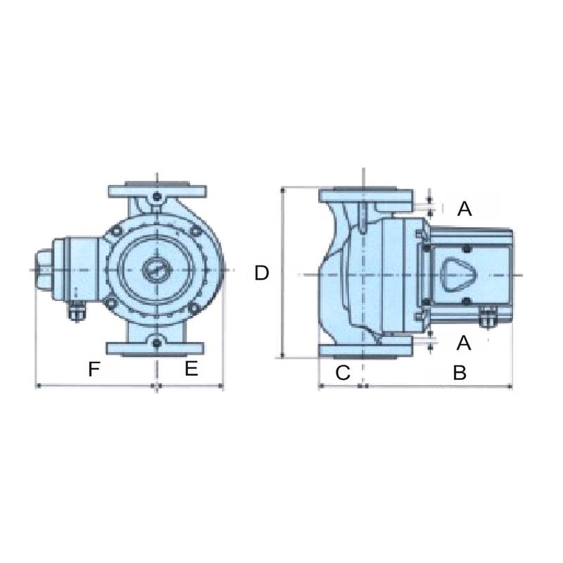 Насос циркуляционный Vodotok XRS40/8-200-F