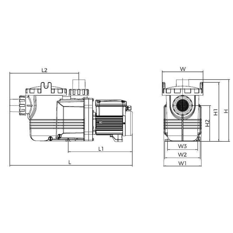 Насос для бассейна LEO XKP1107BP