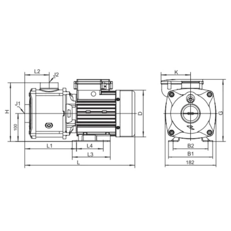 Насос LEO EMHm12-2/1
