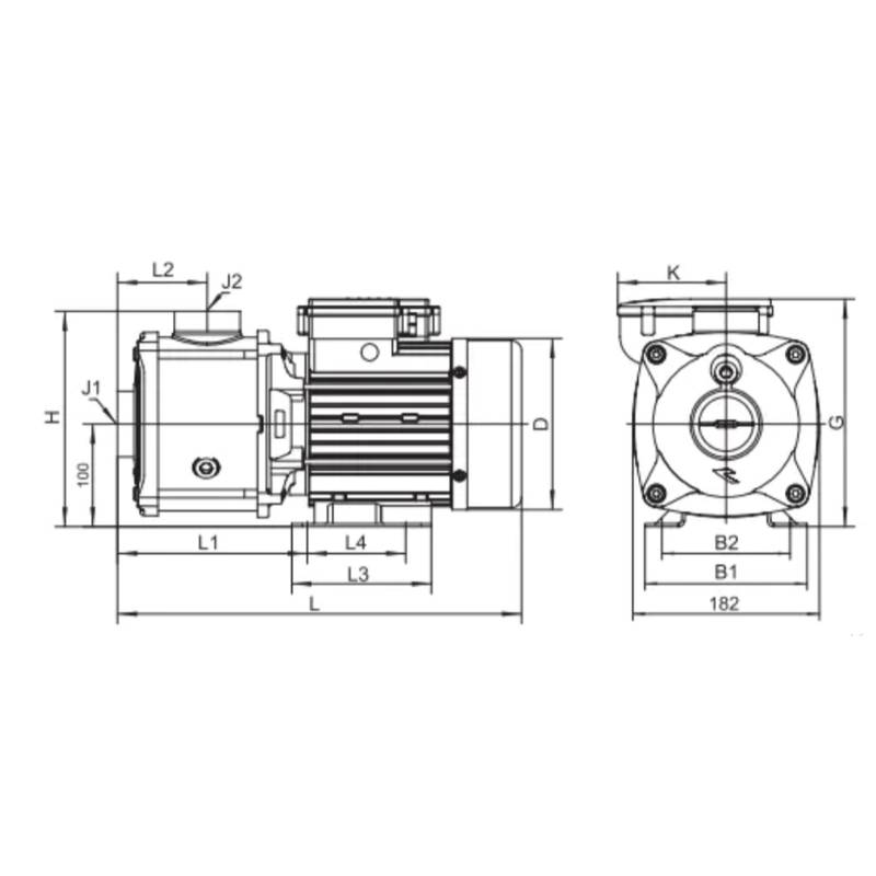 Насос LEO EMHm12-4/4