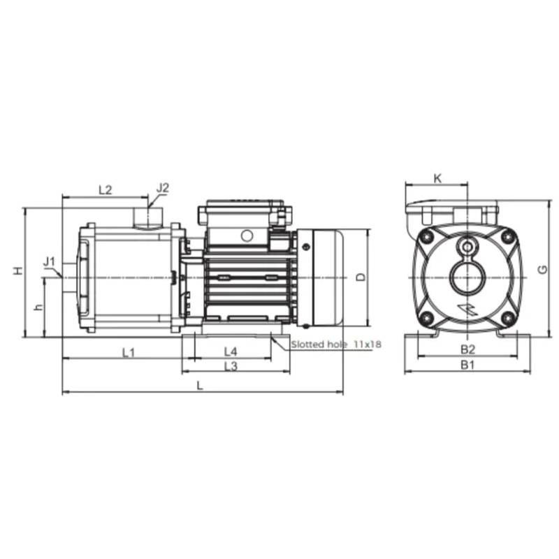 Насос LEO EMHm2-3