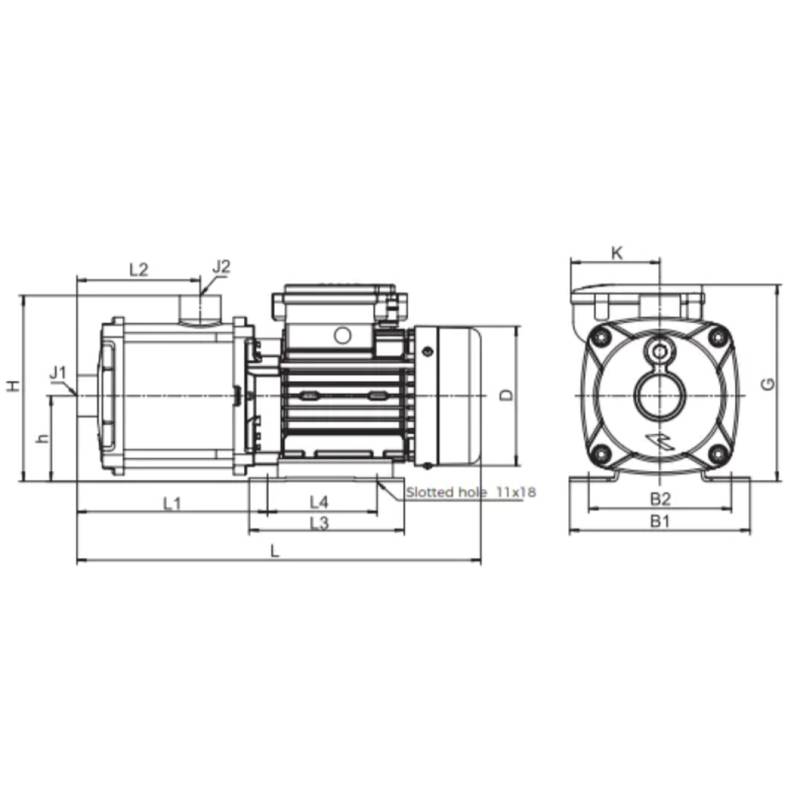 Насос LEO EMHm4-7