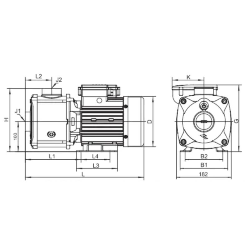 Насос LEO EMHm8-4