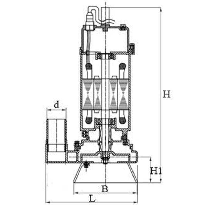 Насос погружной из нержавеющей стали Vodotok 65WQD31-13-2.2-SV