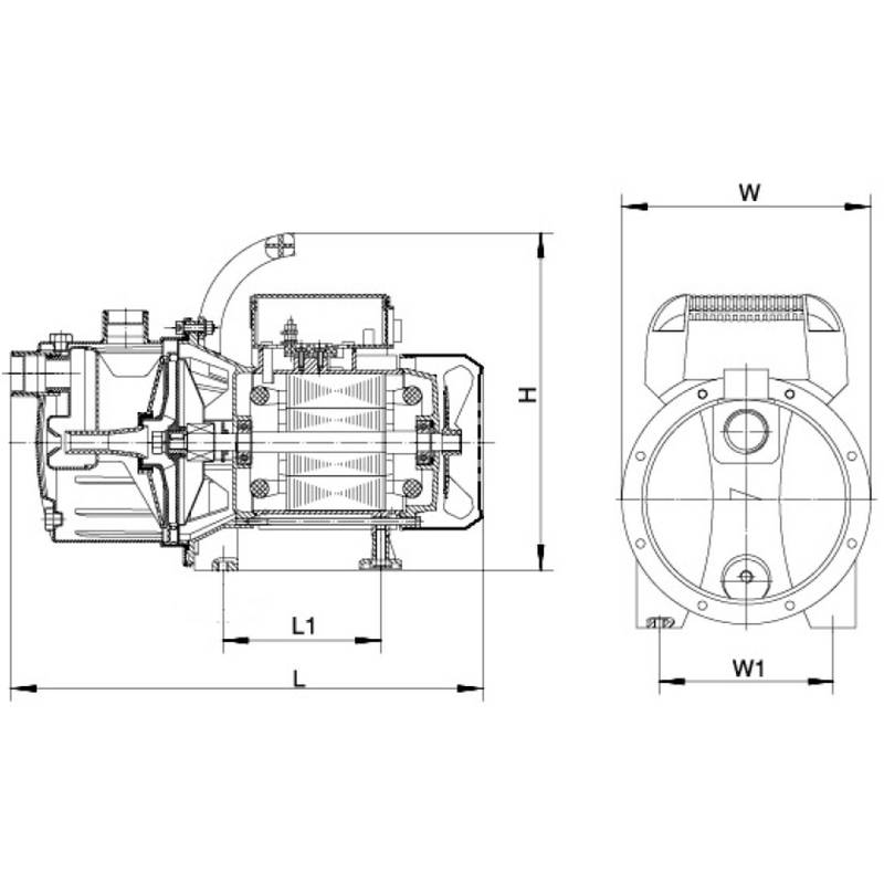 Насос LEO XKJ1104S (380В)