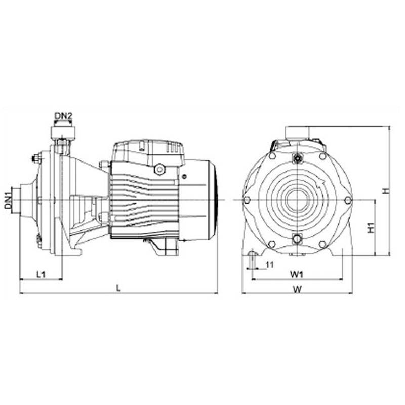 Насос LEO 2XCm25/130