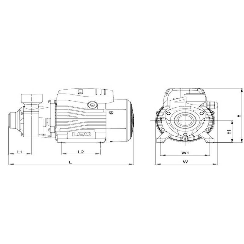 Насос LEO APm110H