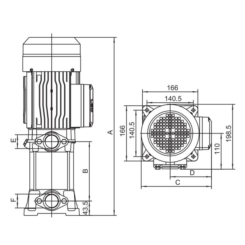 Насос LEO EVPm4-12