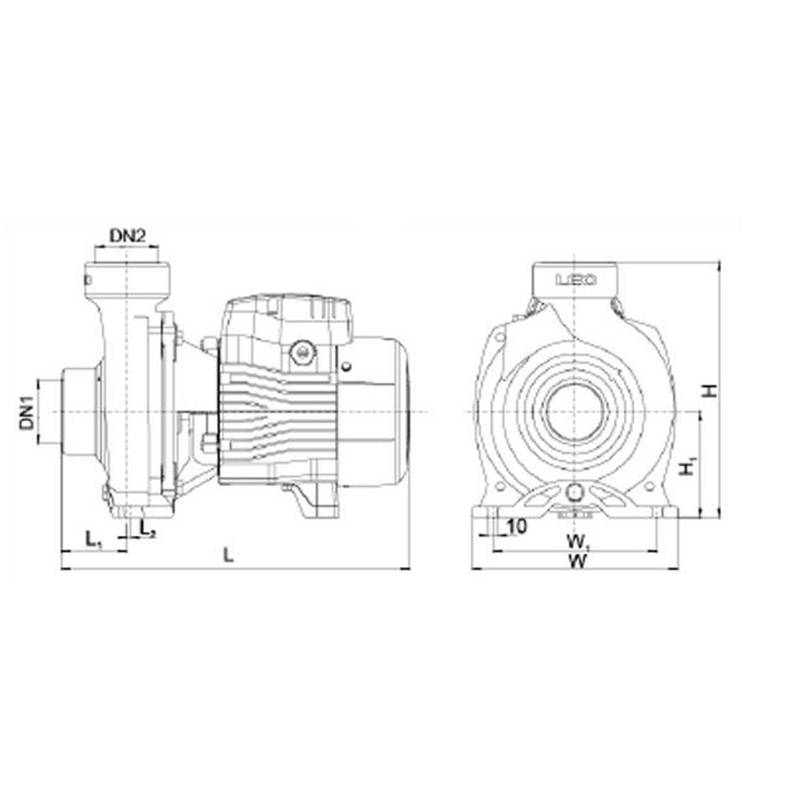 Насос LEO XHm/5C