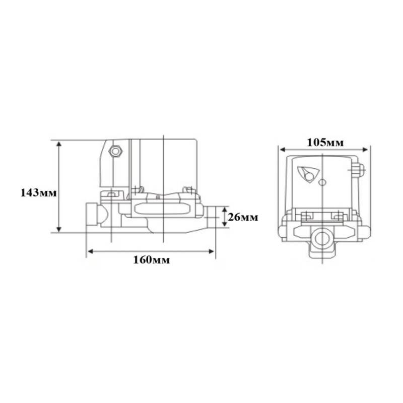 Насос для подкачки Vodotok LRS12/10W
