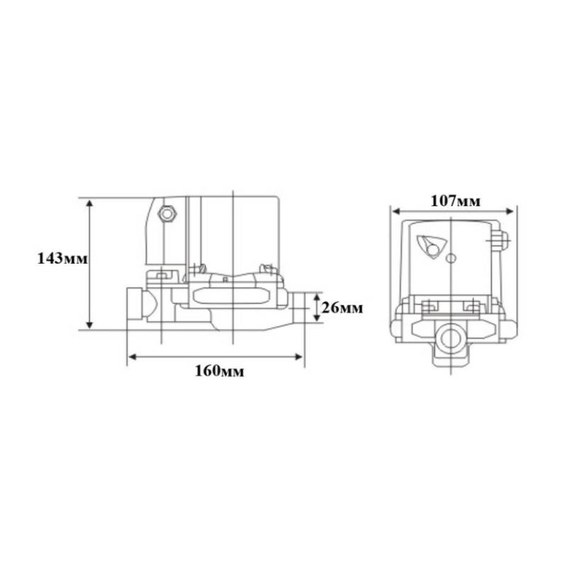 Насос для подкачки Vodotok LRS12/10W2