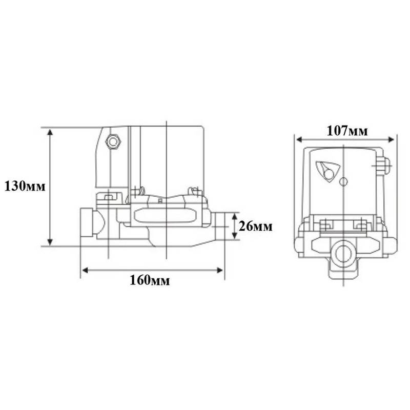 Насос для подкачки Vodotok LRS12/9W2