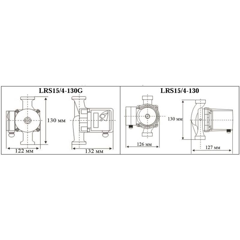 Насос циркуляционный Vodotok LRS15/4-130G