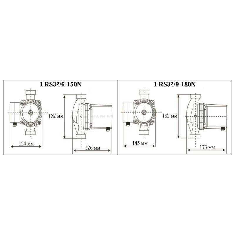 Насос циркуляционный Vodotok LRS32/9-180N