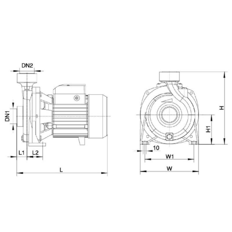 Насос центробежный LEO Xgm/1A