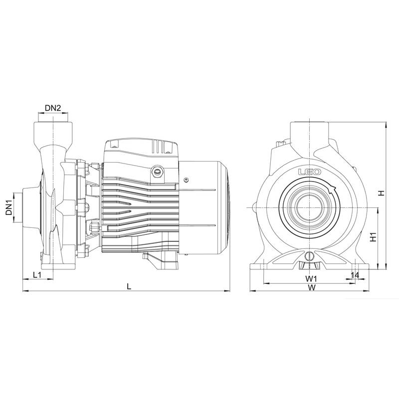 Насос LEO AC300C2