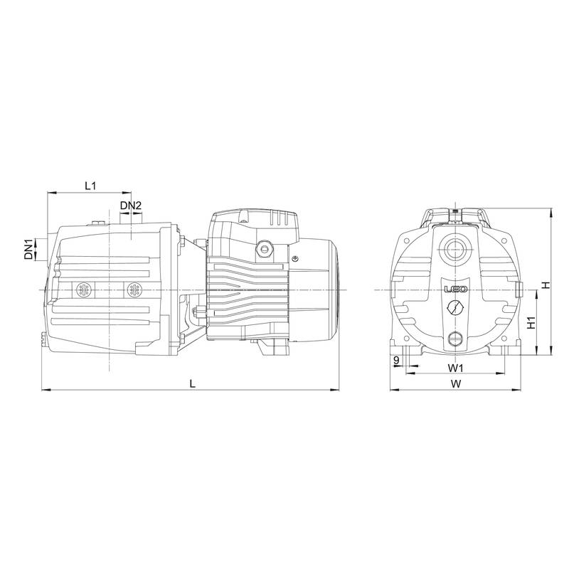 Насос LEO 4ACm75E