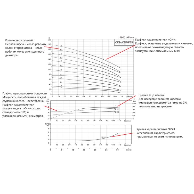 CDM-F_85_Q Насос вертикальный многоступенчатый CNP CDMF85-1-1 (стандартное исполнение)