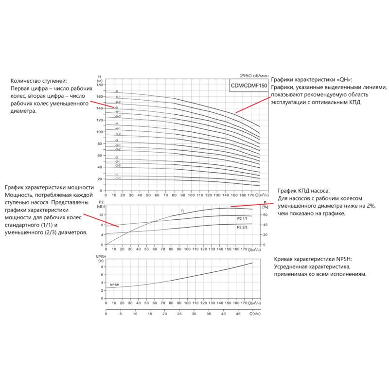 Насос вертикальный многоступенчатый CNP CDMF150-5-1 (высокотемпературное исполнение)
