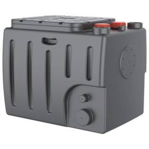 Канализационная насосная станция LEO WTD400-15-15-1.5×2-NPA/QG