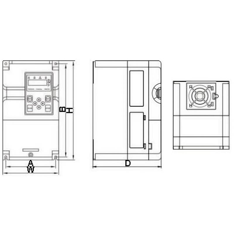 Частотный преобразователь Vodotok ЧПН-1,5кВт-220В(1ф/3ф)-PRO