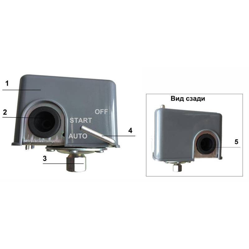 Регулятор давления механический Vodotok РСХ-2М (с функцией защиты от сухого хода)