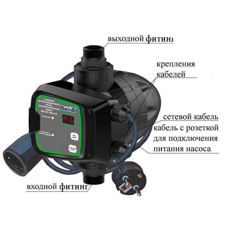 Устройство автоматизации работы насоса Vodotok ЭДД-3кВт-10Бар-СФ