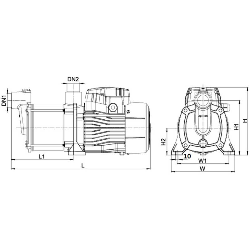 acm-s-dimensional Насос LEO 2ACm100S