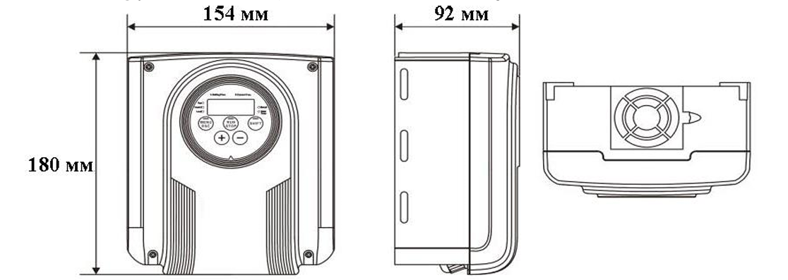 Частотный преобразователь Vodotok ЧПН-2,2кВт-220В(1ф/3ф)-ДП