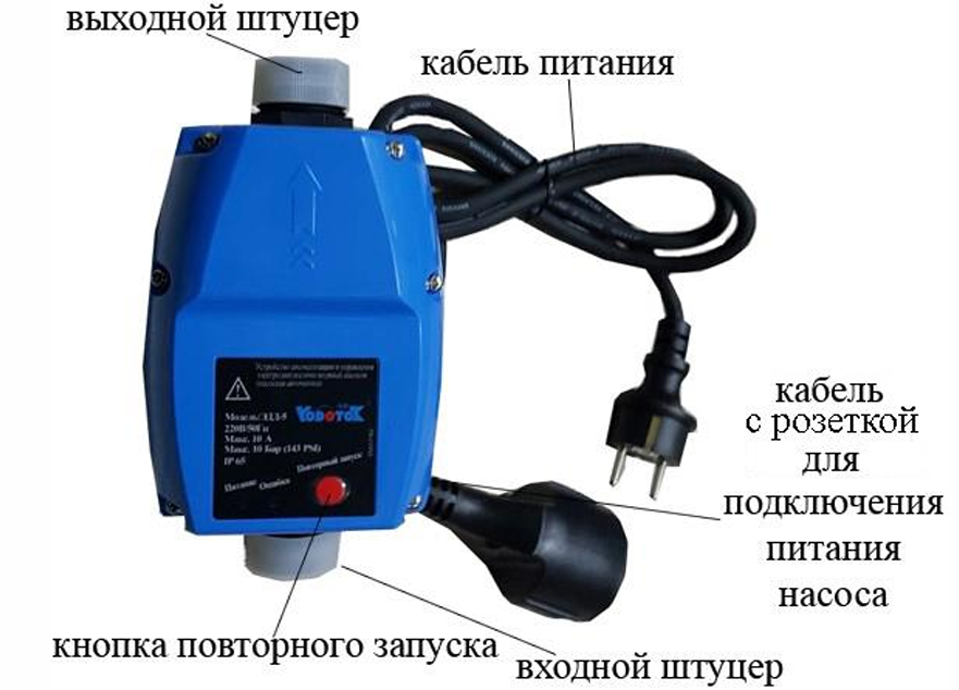 Устройство автоматизации и управления электродвигателями водяных насосов Vodotok ЭДД-5