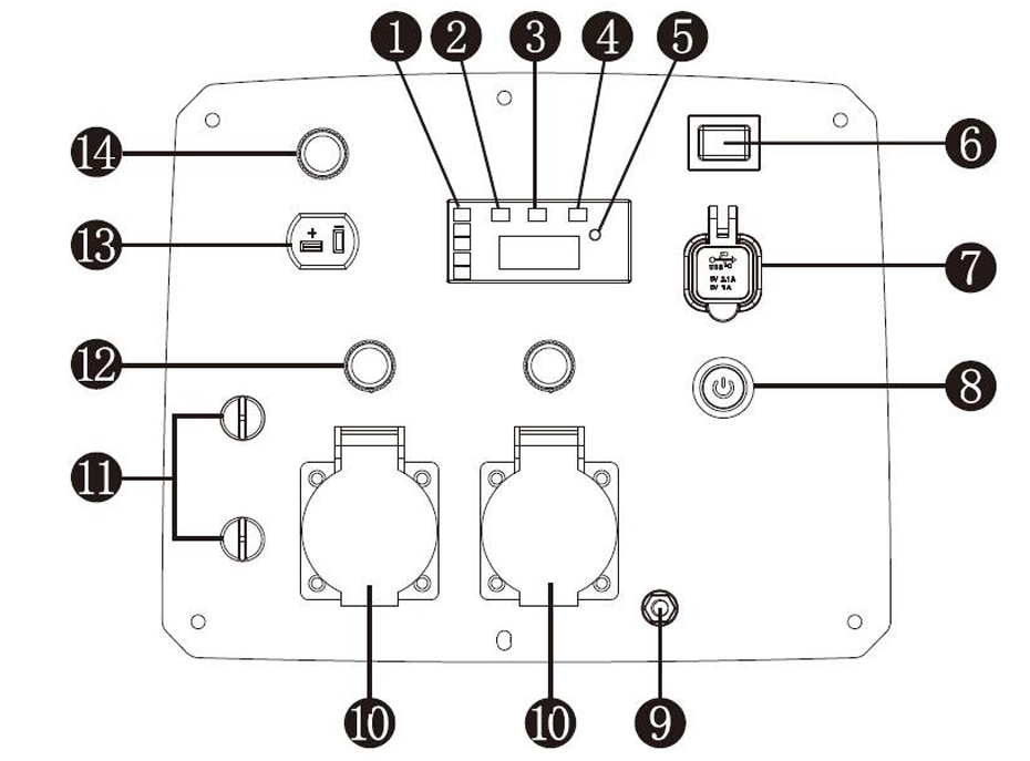 Генератор бензиновый инверторный закрытого типа Vodotok БГИЗ-4кВт-ЭС-ДУ