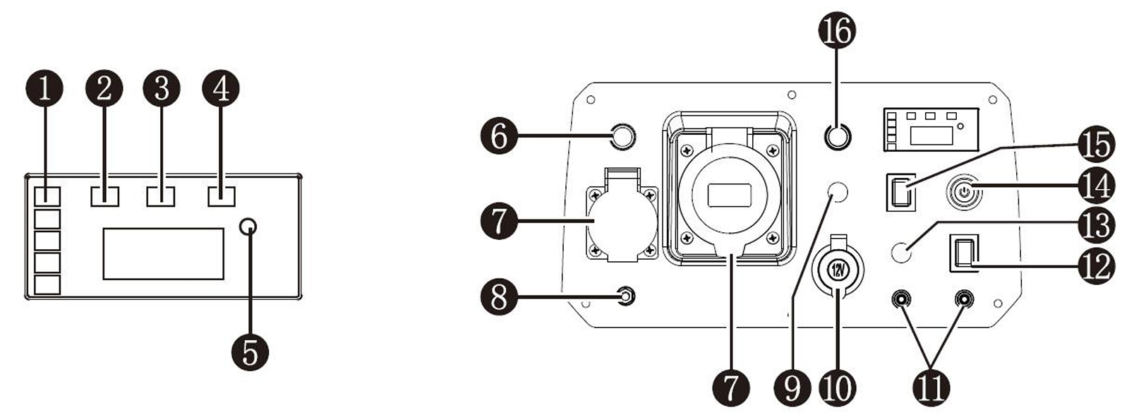 Генератор бензиновый инверторный закрытого типа Vodotok БГИЗ-5,5кВт-ЭС-ДУ