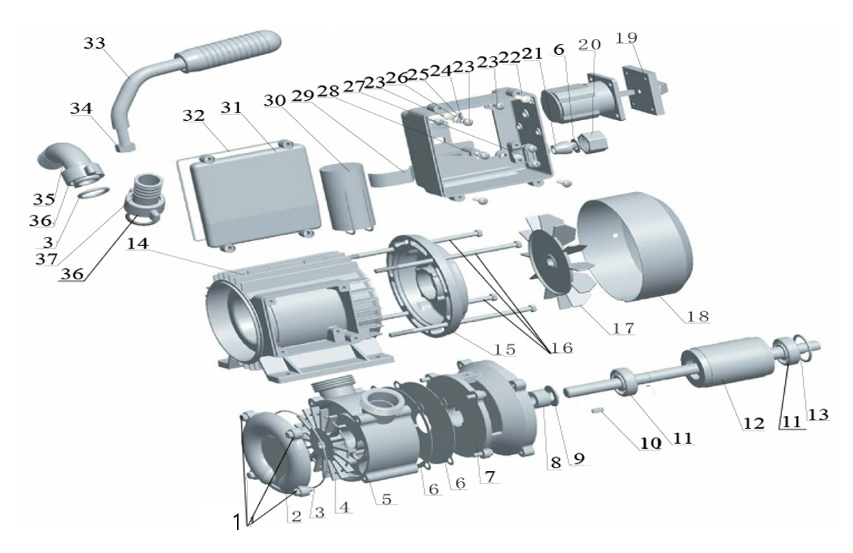 Насос LEO LBm20