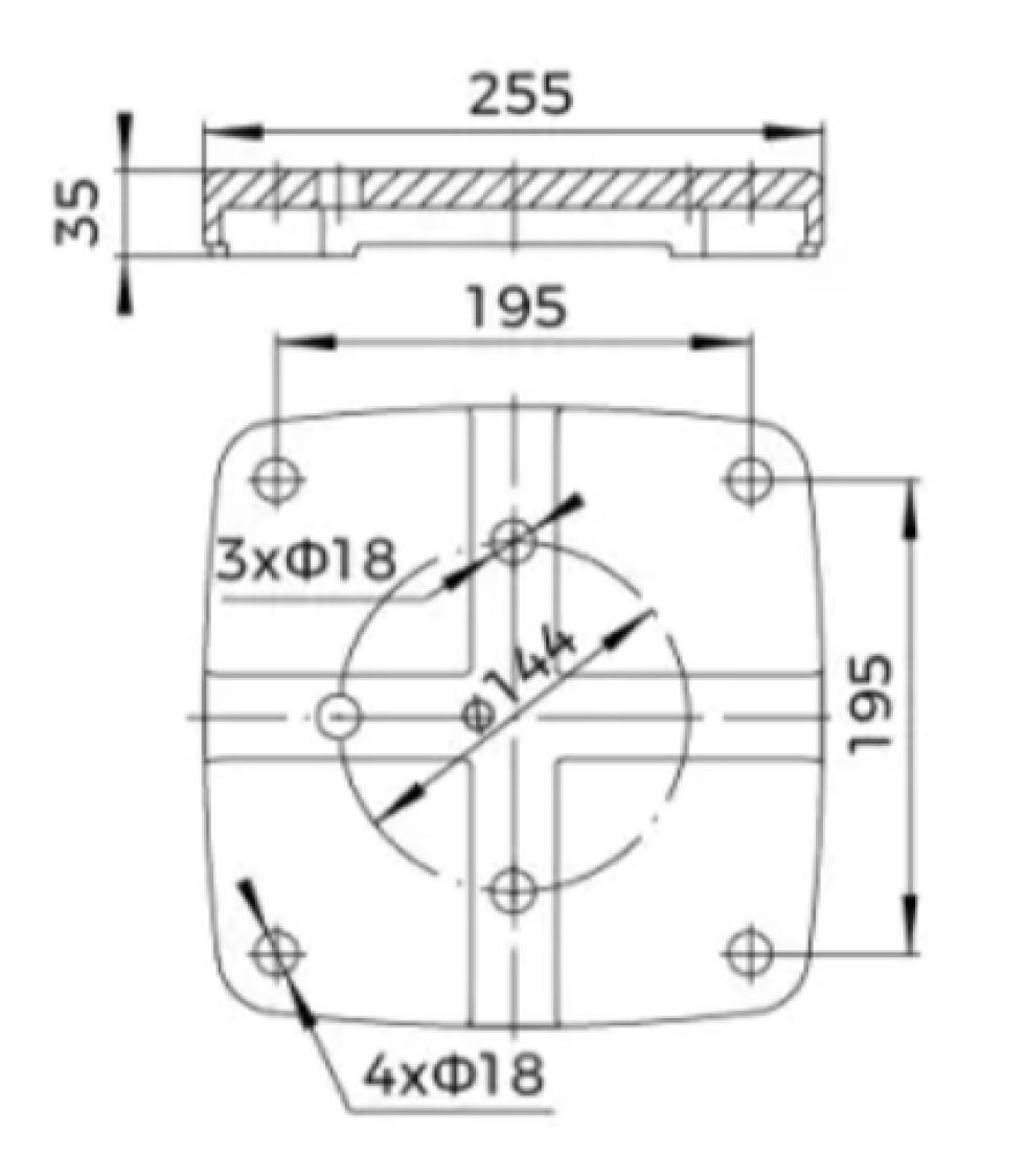 Насос LEO LPP100-21.5-7.5/2 (IE2 мотор,16 Бар) (380В)