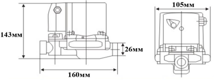 Насос для подкачки Vodotok LRS12/10W