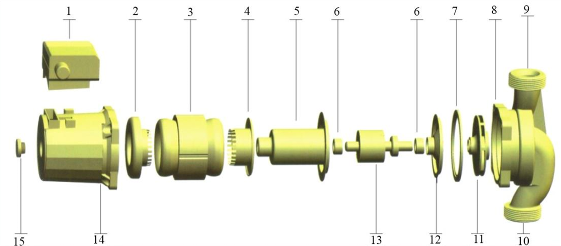 Насос циркуляционный Vodotok LRS32/9-180N