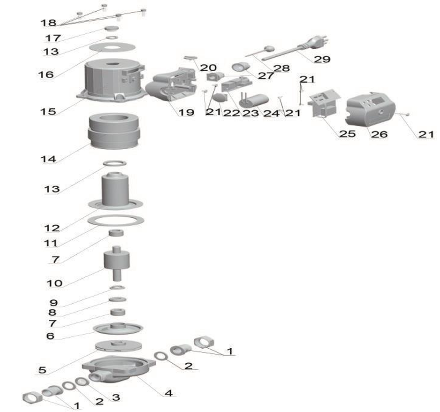 Насос циркуляционный Vodotok WRS25/6-180