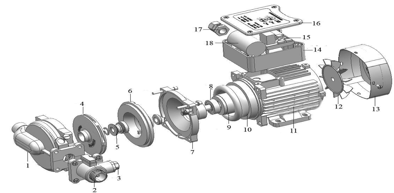 Насос для подкачки Vodotok WRS20/4 EAB
