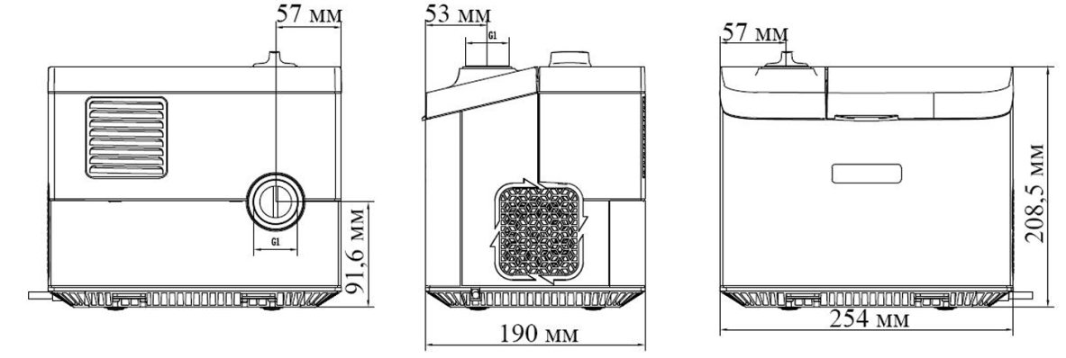Насос инверторный Vodotok НПМЧ-1м3/ч-22м-400Вт-С