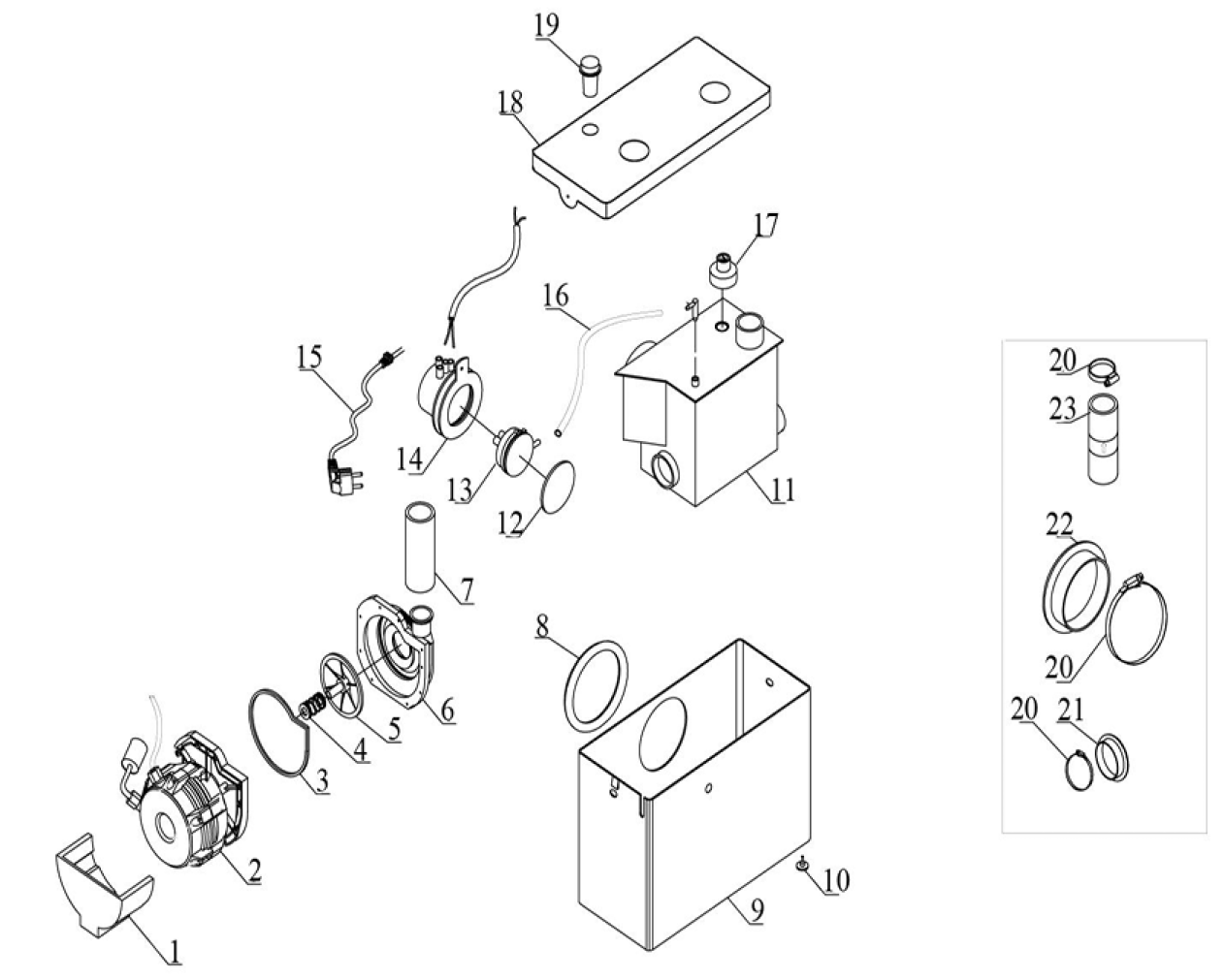 Насос канализационный Vodotok НК-100