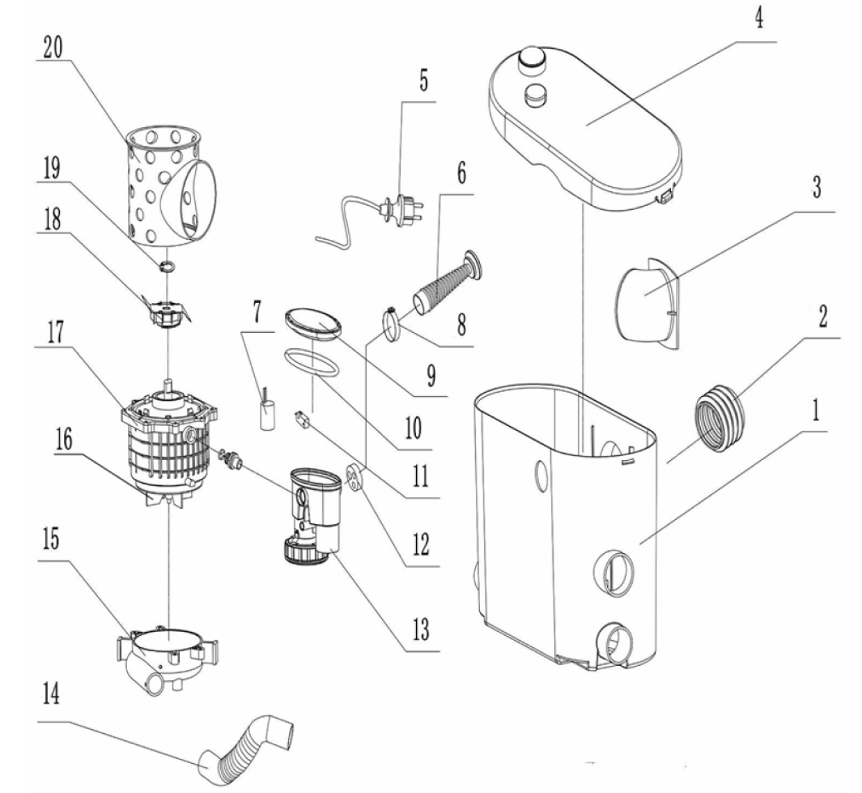 Насос канализационный Vodotok НК-400-1