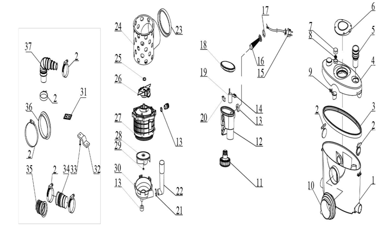 Насос канализационный Vodotok НК-400