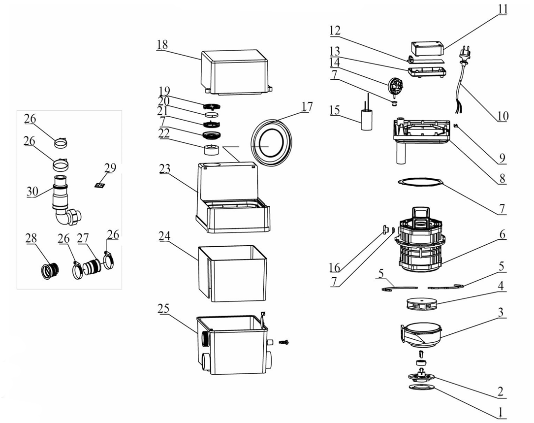 Насос канализационный Vodotok НК-800-Т