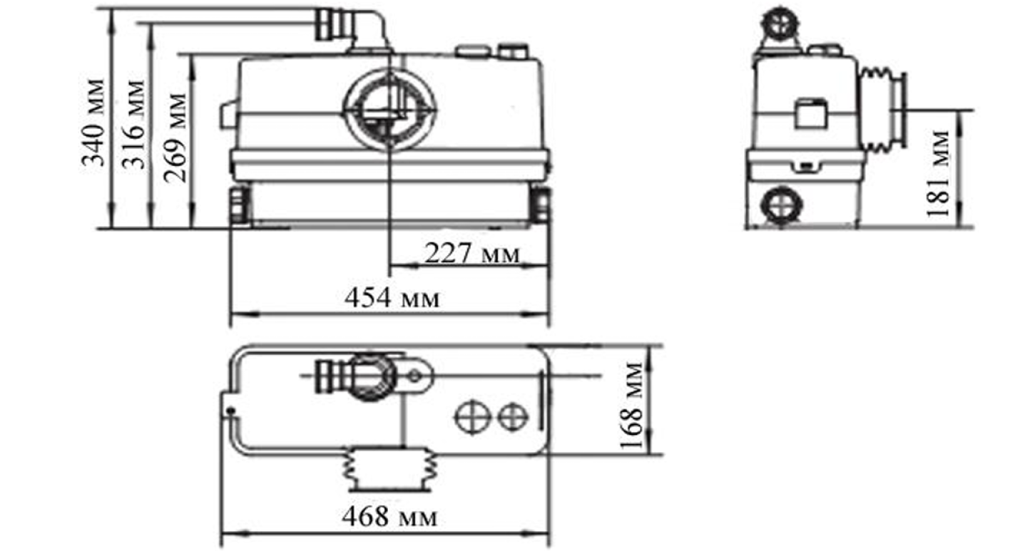 Насос канализационный LEO WC601A
