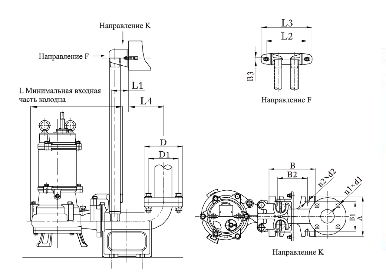 Насос канализационный погружной CNP 50WQ15-20-2.2AC(I) (без АТМ)