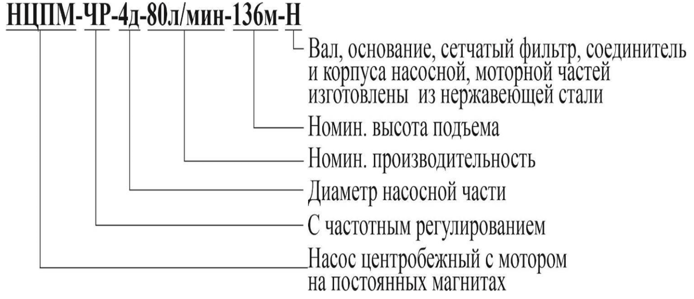 Насос погружной центробежный Vodotok НЦПМ-ЧР-4д-350л/мин-133м-Н