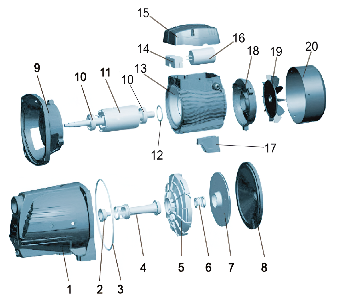 Насос LEO AJm150H